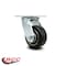 Service Caster 4 Inch Rubber on Aluminum Wheel Swivel Caster with Roller Bearing SCC-30CS420-RAR - alternate 6
